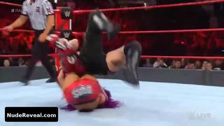 SASHA BANKS nude in WWE Monday Night RAW