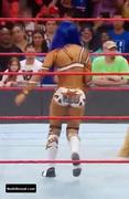 SASHA BANKS nude in WWE Monday Night RAW