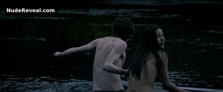 CHARLOTTE VEGA nude in The Lodgers