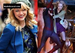 EMMA STONE nude in The Amazing Spider-Man 2