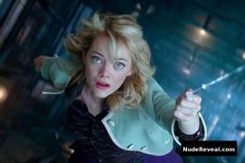 EMMA STONE nude in The Amazing Spider-Man 2