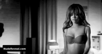 RIHANNA nude in Armani Jeans Commercial