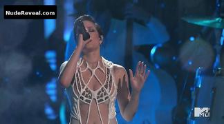 HALSEY nude in MTV Movie Awards