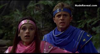 AMY JO JOHNSON nude in Mighty Morphin