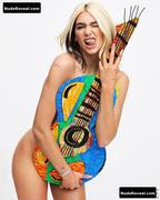 DUA LIPA nude in Elle Magazine