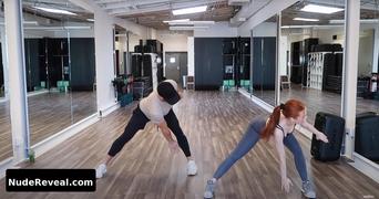 MADELAINE PETSCH nude in Madelaine Petsch Workout Routine