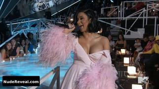 CARDI B nude in MTV Video Music Awards