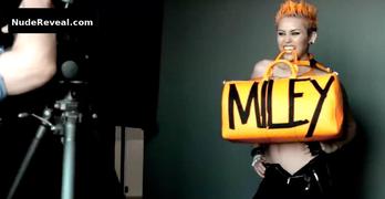 MILEY CYRUS nude in V Magazine Photo Shoot 2013