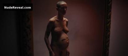 AGATHE ROUSSELLE nude in Titane