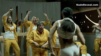 ALBA FLORES nude in Locked Up