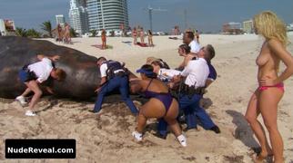 IRINA VORONINA nude in Reno 911!: Miami