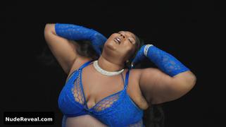 LIZZO nude in Savage X Fenty Show