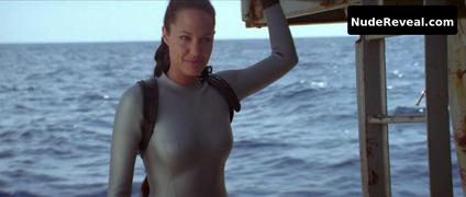 ANGELINA JOLIE nude in Lara Croft Tomb Raider: The Cradle of Life