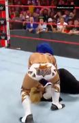 SASHA BANKS nude in WWE Monday Night RAW