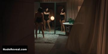 MAITE PERRONI nude in Triptych