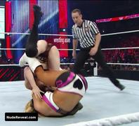 PAIGE (WWE) nude in WWE Monday Night RAW