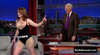 TINA FEY nude in Late Show with David Letterman
