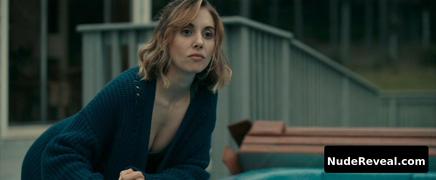 ALISON BRIE nude in The Rental