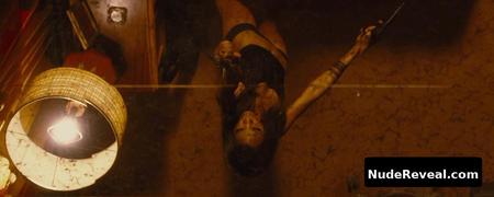 ZOE SALDANA nude in The Losers