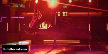 MAITE PERRONI nude in Triptych