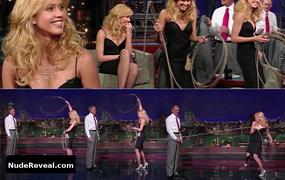 JESSICA ALBA nude in Late Show with David Letterman