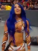 SASHA BANKS nude in WWE Monday Night RAW