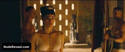 SOFIA BOUTELLA nude in The Mummy