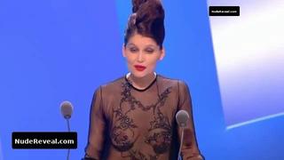 LAETITIA CASTA nude in Cesar Film Awards