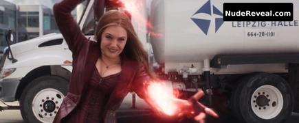 ELIZABETH OLSEN nude in Avengers: Endgame