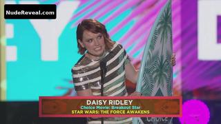 DAISY RIDLEY nude in Teen Choice Awards 2016