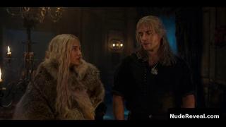 FREYA ALLAN nude in The Witcher