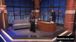 DAKOTA JOHNSON nude in Late Night with Seth Meyers