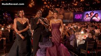 HALLE BAILEY nude in Screen Actors Guild Awards