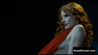 JESSICA CHASTAIN nude in Salome
