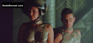 CARRIE FISHER nude in The Time Guardian