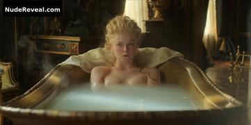 ELLE FANNING nude in The Great