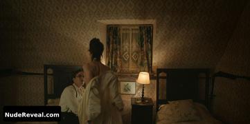 LILY JAMES nude in The Dig