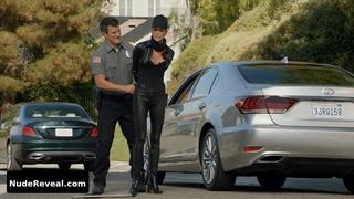 TRICIA HELFER nude in The Rookie