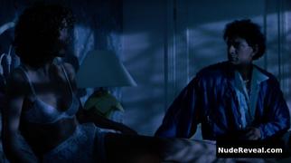 GEENA DAVIS nude in Earth Girls Are Easy