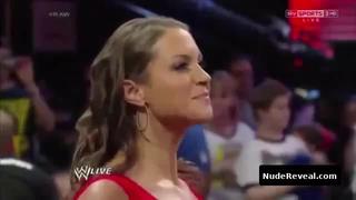 NIKKI BELLA nude in WWE Monday Night RAW