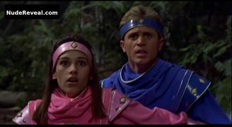 AMY JO JOHNSON nude in Mighty Morphin