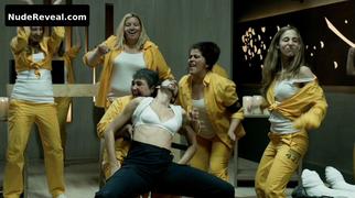 ALBA FLORES nude in Locked Up