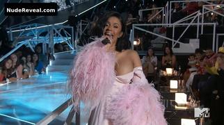 CARDI B nude in MTV Video Music Awards