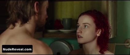 JULIA GARNER nude in Tomato Red