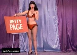 BETTIE PAGE nude in Bettie Page: The Girl in the Leopard Print Bikini