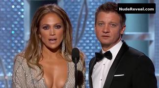 JENNIFER LOPEZ nude in The Golden Globe Awards