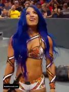 SASHA BANKS nude in WWE Monday Night RAW
