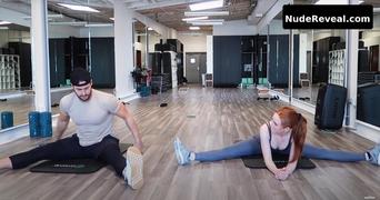 MADELAINE PETSCH nude in Madelaine Petsch Workout Routine