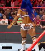 SASHA BANKS nude in WWE Monday Night RAW