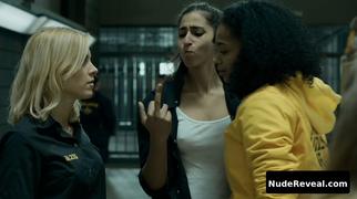 ALBA FLORES nude in Locked Up